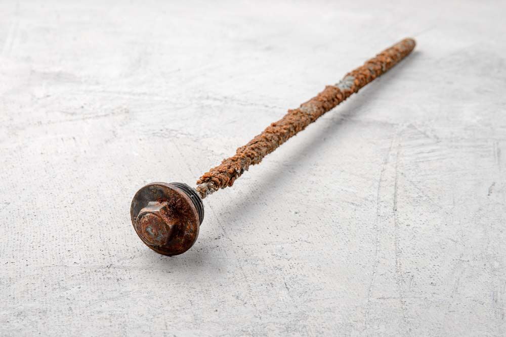 corroded anode rod corroded anode rod